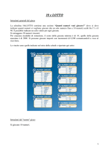 Calcolo 10 e lotto