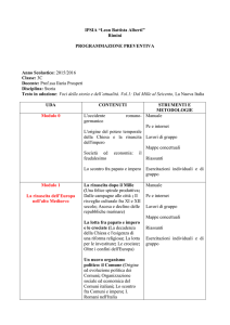 Piano di lavoro - IPSIA " L. Battista Alberti "