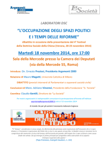 Presentazione Festival DSC, Parlamento 18 novembre 14