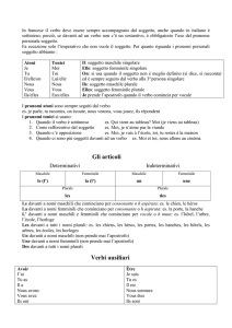 Appunti di grammatica francese