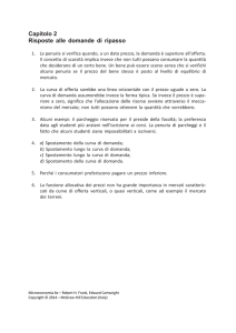 La domanda e l`offerta