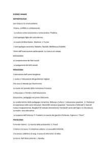 SCIENZE UMANE ANTROPOLOGIA Levi-Srauss e lo strutturalismo