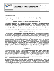 Informativa Tc Coronarica