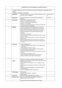 LESSON PLAN Prof.ssa Margherita Castaldo (Scienze) Erasmus+