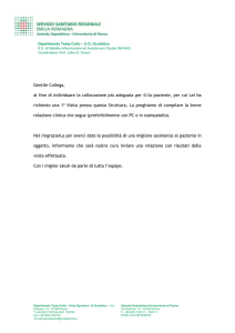 Dipartimento di medicina 2 - Azienda Ospedaliero