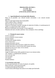 fisica - Liceo Pertini Ladispoli