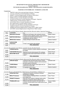 DIPARTIMENTO DI SCIENZE CHIRURGICHE E BIOMEDICHE