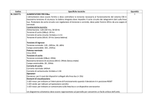 Codice Specifiche tecniche Quantità DL 2101T71 ALIMENTATORE