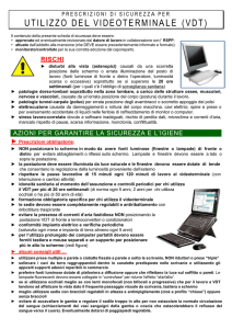 comportamento videoterminale