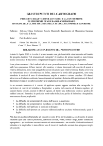 Relazione Progetto Cartografo - "Enrico Fermi"