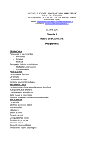 scienze umane - Scuole Maestre Pie Rimini