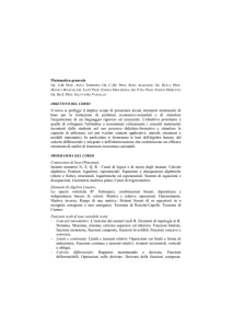 Matematica generale