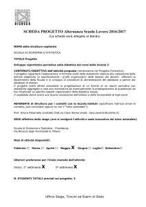Sviluppo reportistica periodica sulla didattica dei corsi