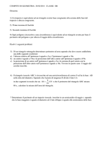 COMPITO DI GEOMETRIA 28/02/2011 CLASSE IIB Dimostra 1) Un