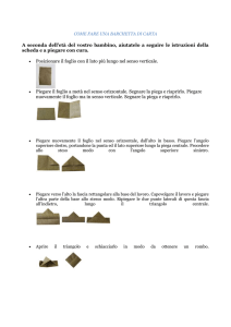 come fare una barchetta di carta
