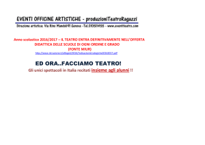 recitato assieme ai ragazzi