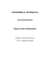 la programmazione ad oggetti