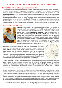 TEORIA GEOCENTRICA ED ELIOCENTRICA - Digilander