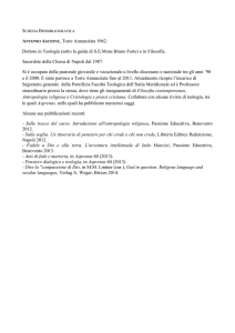 scheda biobliografica - Biblioteca Cristo Re