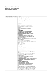 Programma di Arte e Territorio