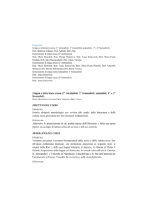 Esercitazioni di lingua russa (2° biennalisti)