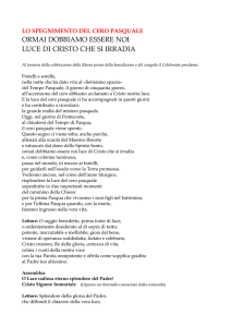 lo spegnimento del cero pasquale