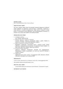 Statistica sociale
