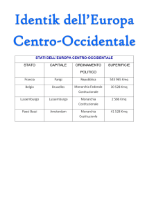 Identikit Europa Centro-Occidentale