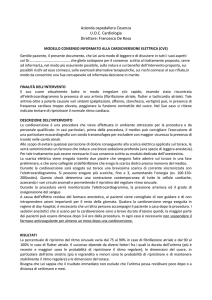 Cardioversione elettrica - Cardiologia Annunziata Cosenza