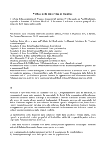 Verbale della conferenza di Wannsee