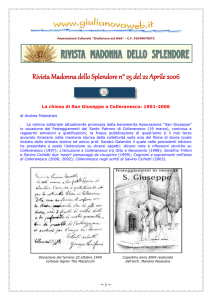 Rivista Madonna dello Splendore n° 25 del 22 Aprile 2006