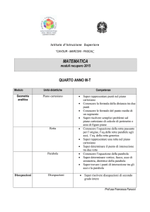 matematica - IIS “Cavour – Marconi – Pascal”