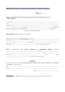 MODULO B1 (offerta economica da persone fisiche e società già