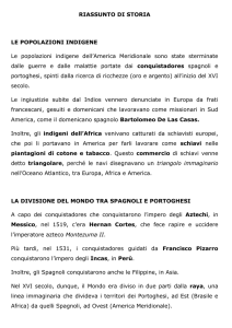 la divisione del mondo tra spagnoli e portoghesi