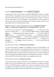 Esercizi analisi logica 2 (28746)