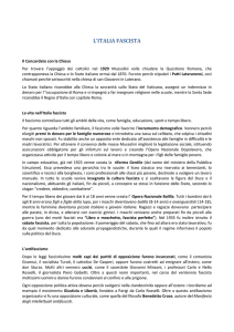 l`italia fascista - Materiali terza media