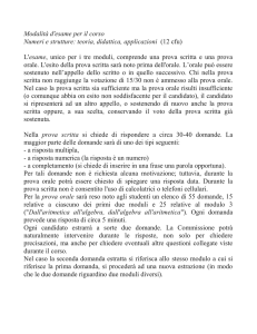 Modalità desame File - e