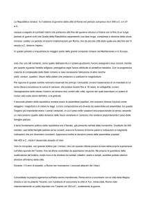 Già dal tempo dei Gracchi a Roma si avanzavano proposte d