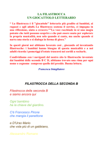 Filastrocche delle seconde B,C,D, primaria
