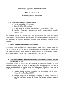 Argomenti per tesina