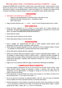 schema degli argomenti sull`induzione - Digilander