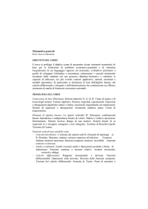 Matematica generale