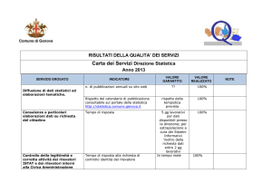 Risultati statistica