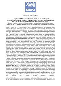 Comunicato stampa