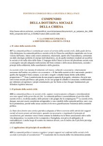 TRappresentanze_SocietaCivile_DottrinaSocialeChiesaCattolica
