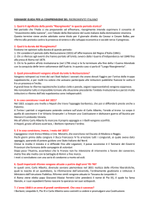 DOMANDE GUIDA PER LA COMPRENSIONE DEL