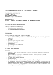 italiano 1d - Liceo Caccioppoli