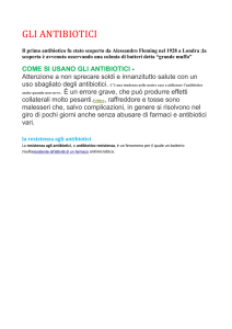 come si usano gli antibiotici