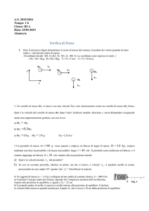 Verifica di Fisica