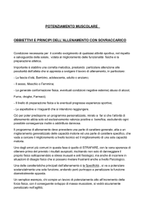 Il potenziamento muscolare